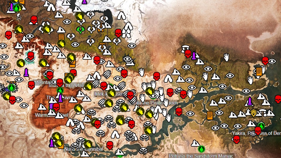 conan exile map interactive